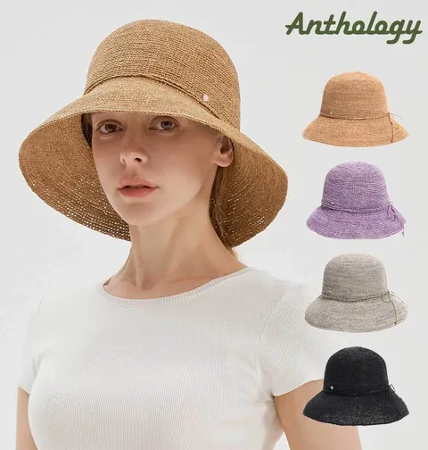 ○ 라피아 버킷햇