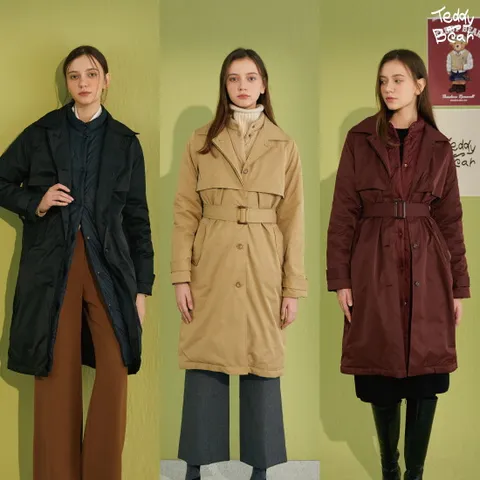 TEDDY BEAR 여성 트렌치 경량 롱자켓 1종 