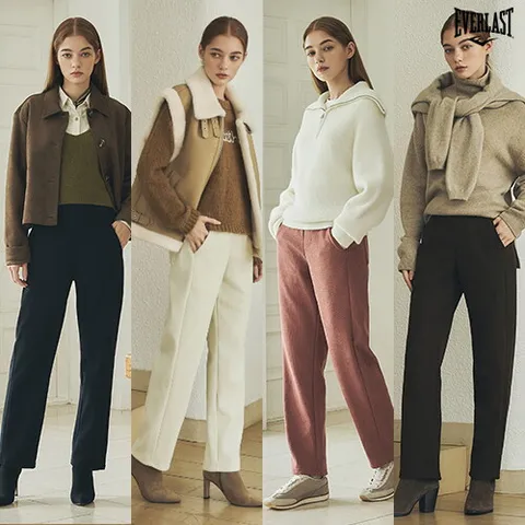  에버라스트 25FW 여성 코듀로이 팬츠 4종