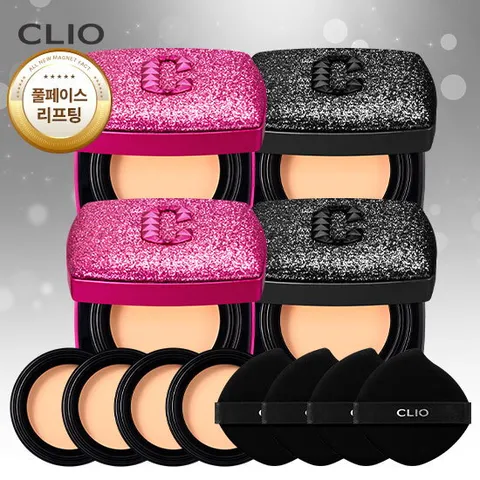 ♥CLIO 최신상♥ 25FW 클리오 올 뉴 마그넷 쿠션 팩트 스타에디션(본품4+리필4)