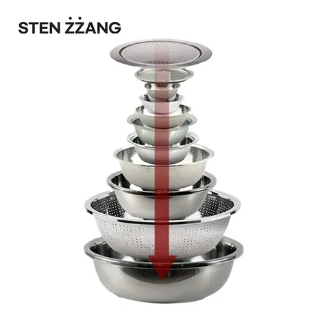 【11종 풀세트】 사이즈UP 스텐짱 자이언트 스텐대야 & 믹싱볼 11종 풀세트