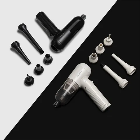 [블랙/화이트] 솔리드 프리미엄 무선 밀당 에어건 청소기 시즌3(JB-P03)