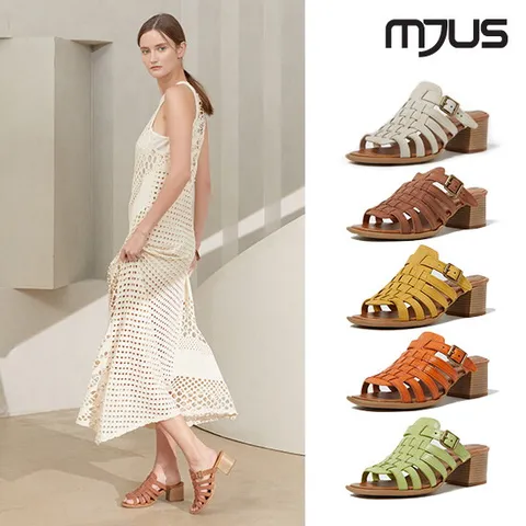 [이태리직수입] 뮤즈(MJUS) 로렌 인트레치아토 샌들 