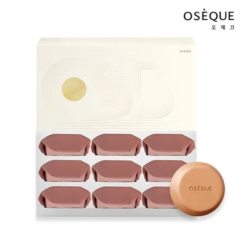 [황토비누9개입] 자연이 빚은 오색황토 시그니처 바 (9개입)