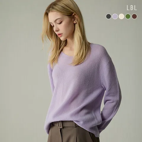 25FW 시그니처 퓨어캐시미어100 V넥 니트