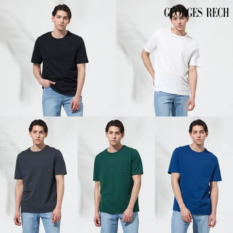 (런칭가 59,900원) 25SS 오가닉코튼100 남성 반팔 티셔츠 5종