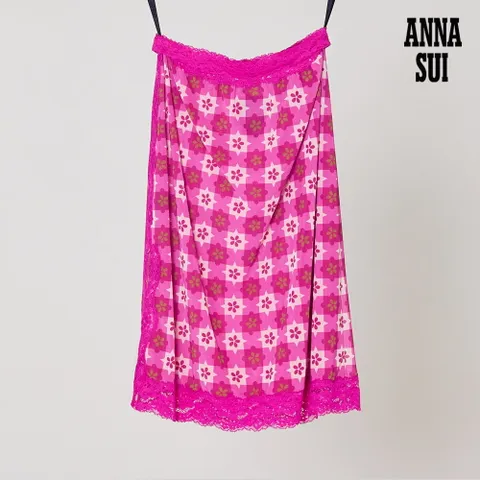 SKIRT UTOPIAN GINGHAM MESH