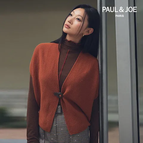 25FW NEW 울캐시미어 블렌딩 홀가먼트 숄 가디건