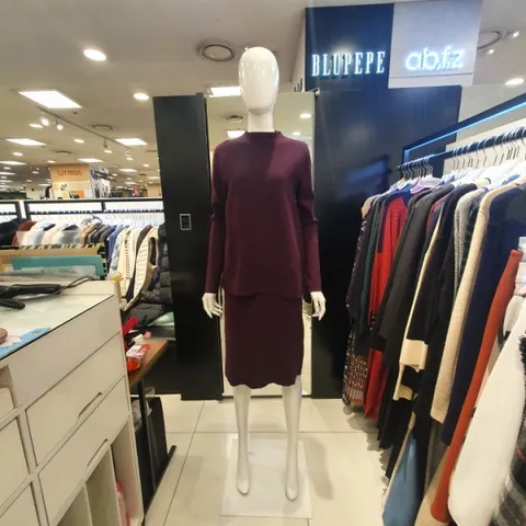 블루페페 [블루페페]블루페페 P204MSE701 레이어드베스트니트원피스