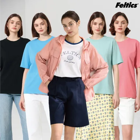 O 펠틱스 여성 바람막이 자켓 1종 + 라운드 티셔츠 5종(F605W)