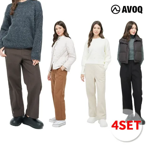 아보크 25FW 여성 코듀로이 팬츠 4종