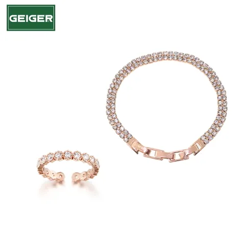 [루이스카딘] 플라워리스 반지 팔찌 세트