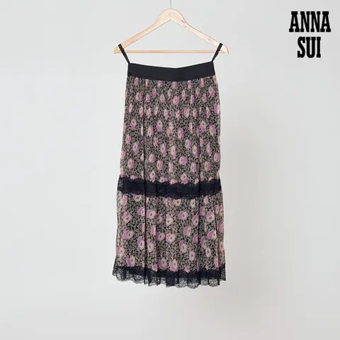 SKIRT LONG ETCHED POSIES