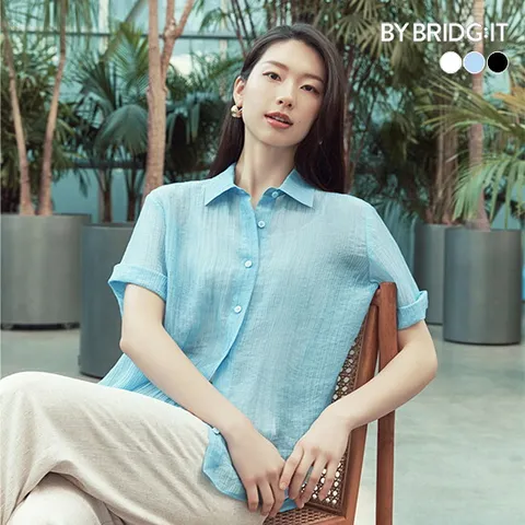 (런칭가 69,900원) 시어 반팔 셔츠 3종