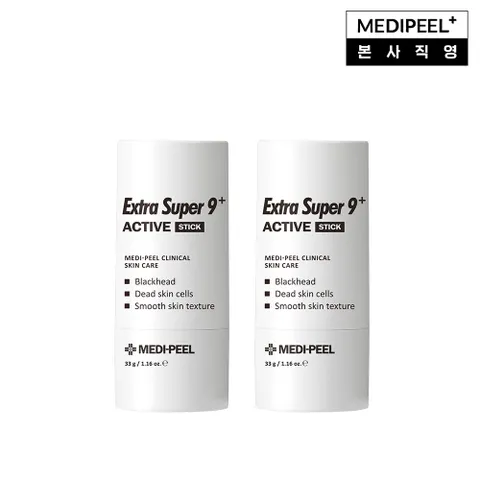[블랙헤드연화스틱][1+1] 메디필 엑스트라 슈퍼9 플러스 액티브 스틱 2개
