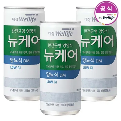 대상웰라이프 대상웰라이프 뉴케어 당뇨식DM 200mlx30캔/달지 않은 당뇨식
