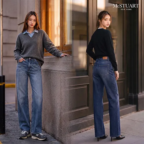 O 맥스튜어트 26FW 여성 데님 팬츠 2종(F6)