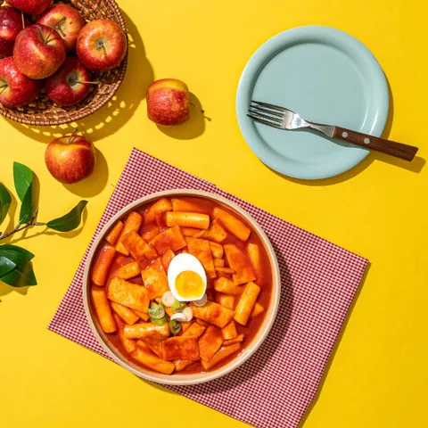 [오마뎅] 진짜부산떡볶이2팩+사과떡볶이2팩