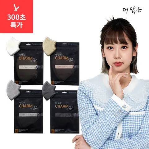 [대형/컬러혼합] 참 황사방역마스크 KF94 100매