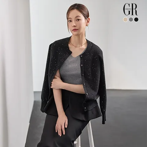 (런칭가 79,900원) ○25FW 쥬얼 시퀸 가디건 3종