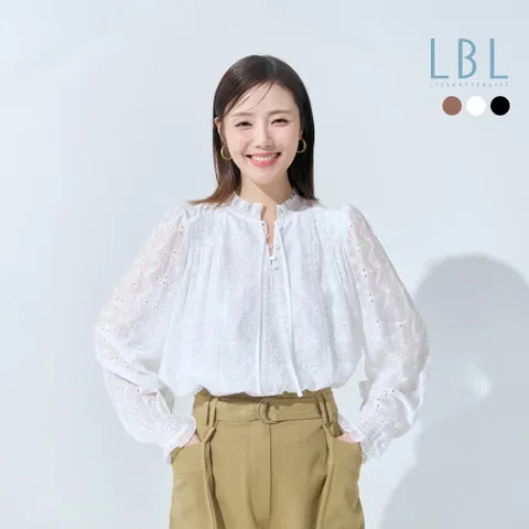 26FW NEW 에뚜왈 플로럴 자수 블라우스