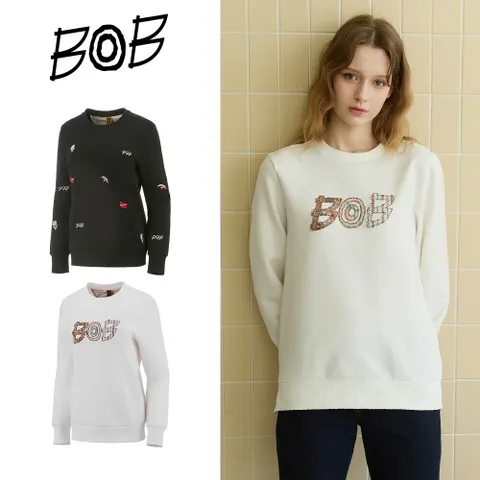  BOB 여성 크래프트 아르티코 맨투맨 2종