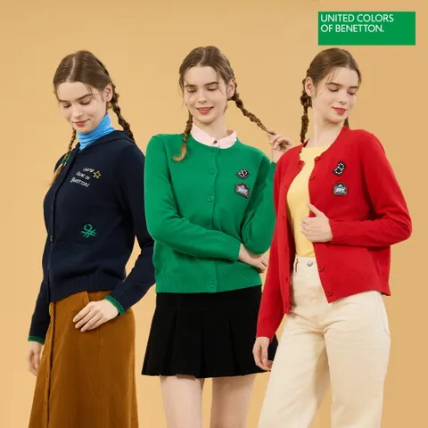 (베네통스포츠) 25FW 여성 니트 가디건 2종