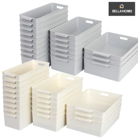 팬트리 수납함 18종세트(대3+중6+소9)옷장 창고 주방 정리함