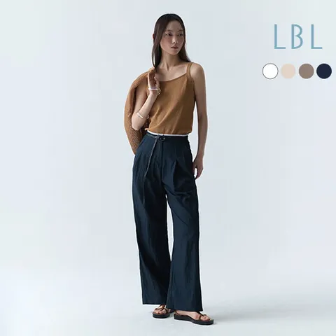 (26 SUMMER) 더블웨이스트 에어리 팬츠 2종+벨트 SET