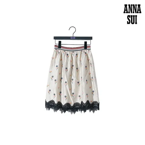 WILDFLOWER STRIPE JACQUARD SKIRT