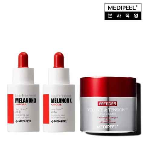 [MEDI-PEEL] 메디필 엑스 앰플 30ml 2개, 펩타이드9 볼륨 앤 텐션 톡스 크림 1개