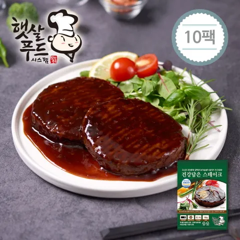 햇살푸드 햇살푸드 건강담은스테이크 (160gX10팩)