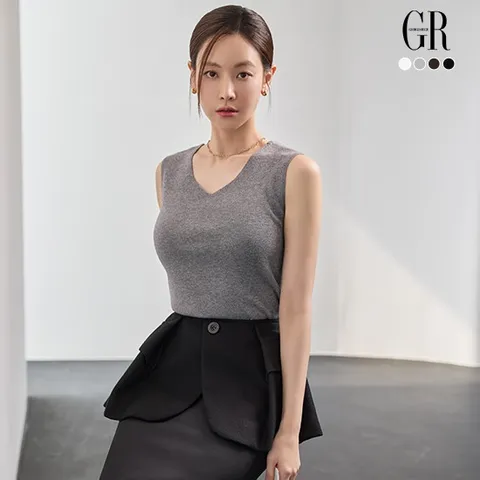 ○25FW 시그니처 투웨이 슬리브리스 니트 4종