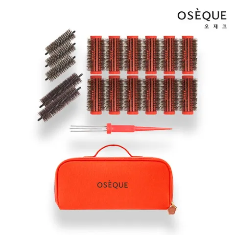 [풀세트] 오제끄 구르뽕 12개+헤어롤(대X2+소X3)+핸드롤+구르뽕 파우치