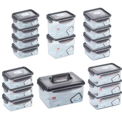 [셰프웨어] 퍼펙트씰 밀폐용기 반찬통 세트 17종