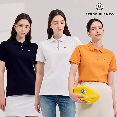 (SERGE BLANCO) 24SS 여성 폴로 카라티셔츠 3종