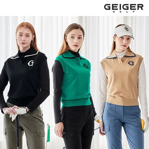 [론칭가 119,000원] 가이거골프 니트 베스트 1종