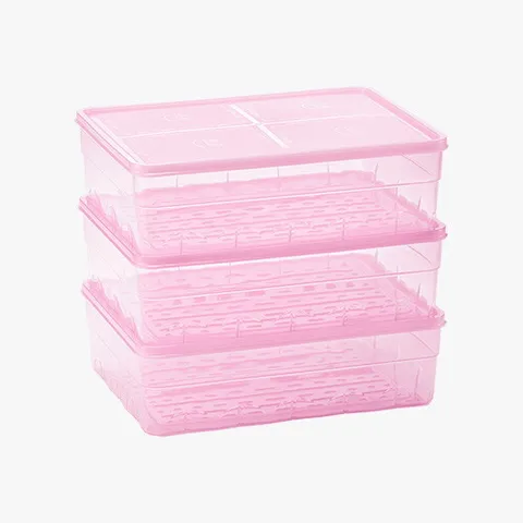 땡스소윤 냉동실 전용 밀폐용기 점보 3개