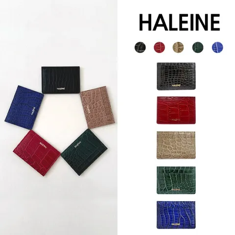 프랑스크로코 리얼 크로커다일 카드지갑