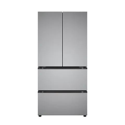 [505L]LG 오브제 김치냉장고 스탠드형 4도어 메탈(Z509MPSF13)
