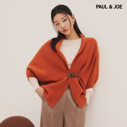 NEW Edition 캐시미어 블렌디드 홀가먼트 판초 가디건