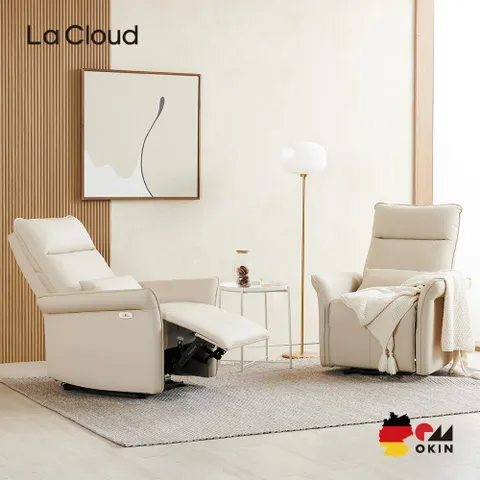 [방송특별가] 라클라우드 컴피 1인용 전동 리클라이너 소파