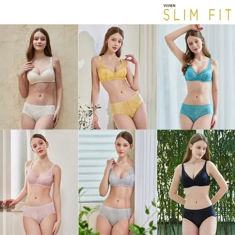 SLIMFIT 골드라벨  레이스 패키지(6세트+전고객 브라팬티 1세트)