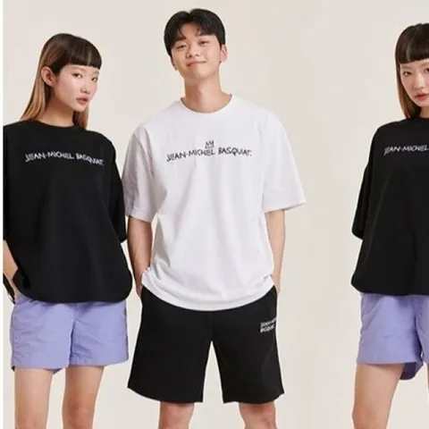 클라이드 앤] 공용 바스키아 반팔티 CLB TS283JK