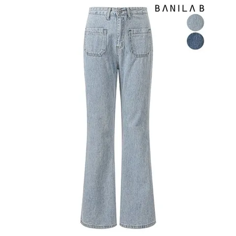 바닐라비 여성 앞포켓 부츠컷 데님팬츠_P395312128