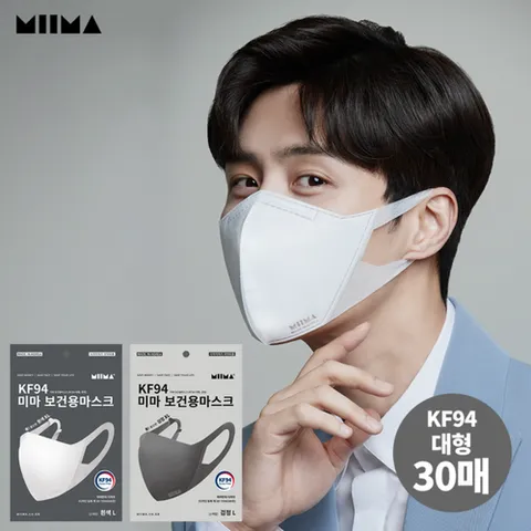 미마마스크 KF94/대형길이조절 가능한 미마 보건용 마스크 30매_P370293360