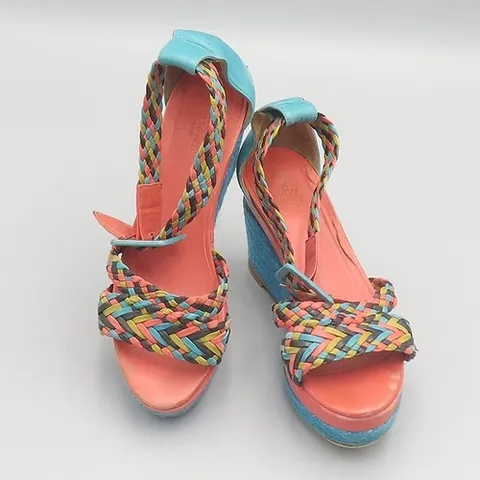 에르메스 [스미스마켓] 에르메스 멀티컬러 샌들 여성구두