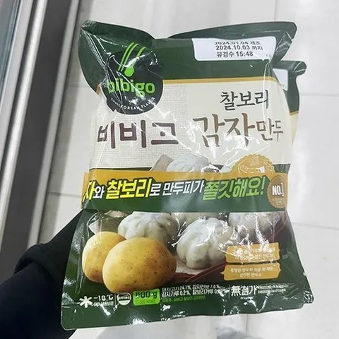 셀러허브 식품 비비고 찰보리 감자만두 600g x 2개 aP0037_0292