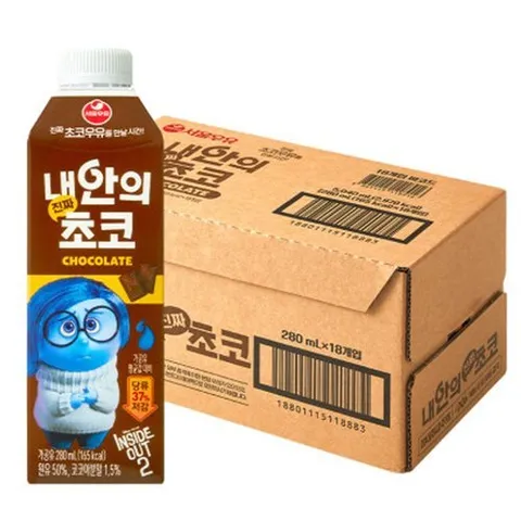 서울우유 [T]서울우유 내안의 진짜 초코 280ml x 18개