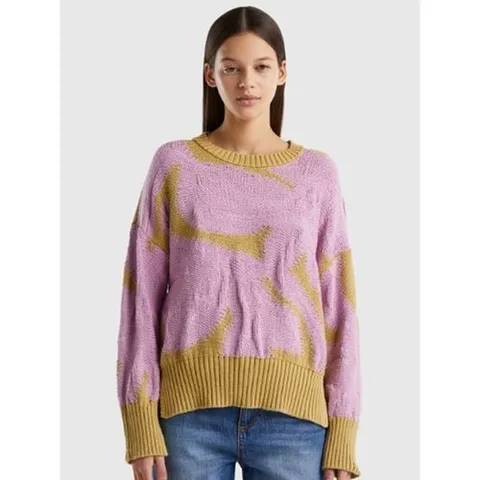 베네통 Loose-fit sweater 3S1085E104K_P386127097